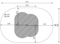 Kuva tuotteen Robinia Puolapuut Käsilläseisontaseinällä VRB 2308 turva-alueesta v2