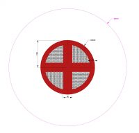 Kuva tuotteen Modulaarinen Trampoliini 3 x 3 m MP-TZMPPSG-300 turva-alueesta