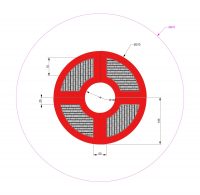 Kuva tuotteen Modulaarinen Trampoliini 3,7 x 3,7 m MP-TZMPPSG-370 turva-alueesta